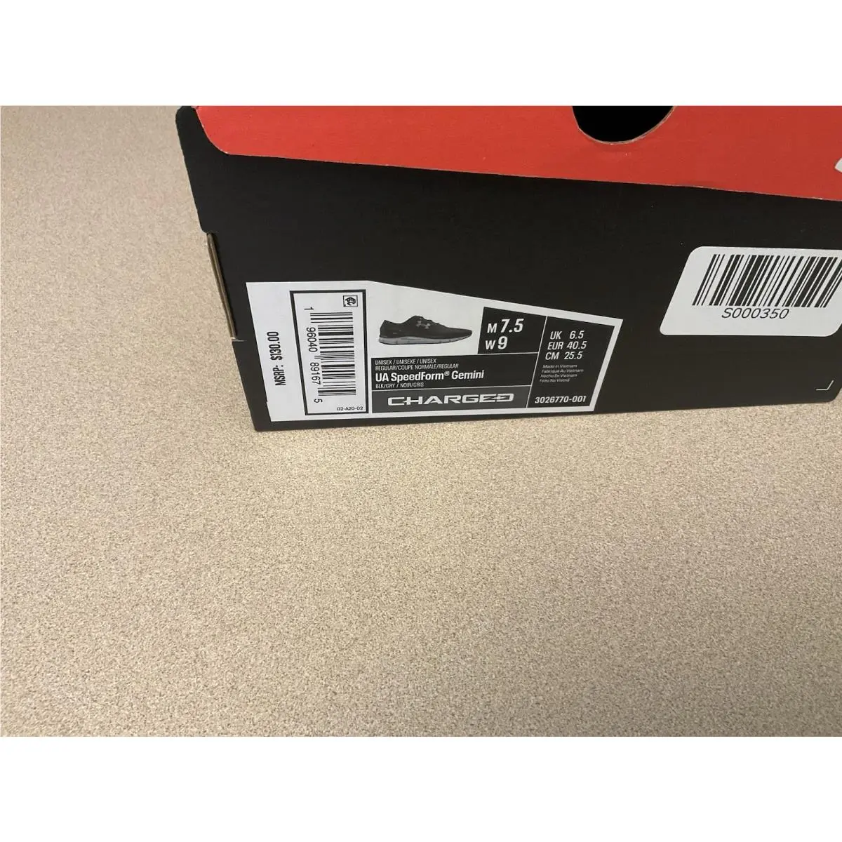 Under Armour shoes - Under Armour Charged Gemini - Charged Gemini - Black 6