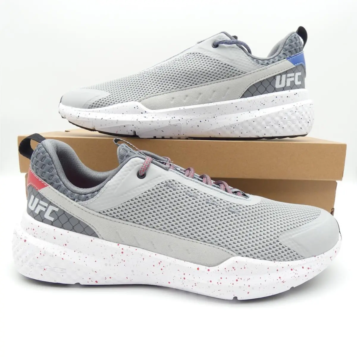 Under Armour Project Rock Bsr 5 Ufc Mens 14 Grey Training Shoes 3028283-011