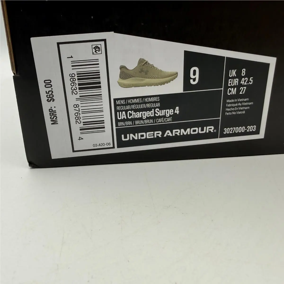 Under Armour shoes - Under Armour Charged Surge 4 - Brown 0