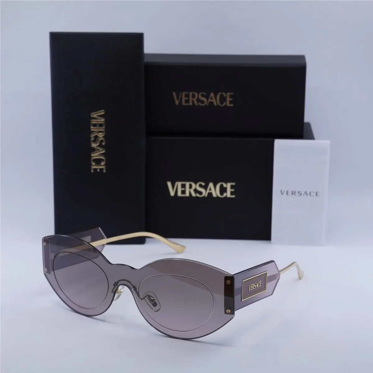 Versace VE2276 100258 Gold/pink Gradient Grey with Silver Mirror 144--140
