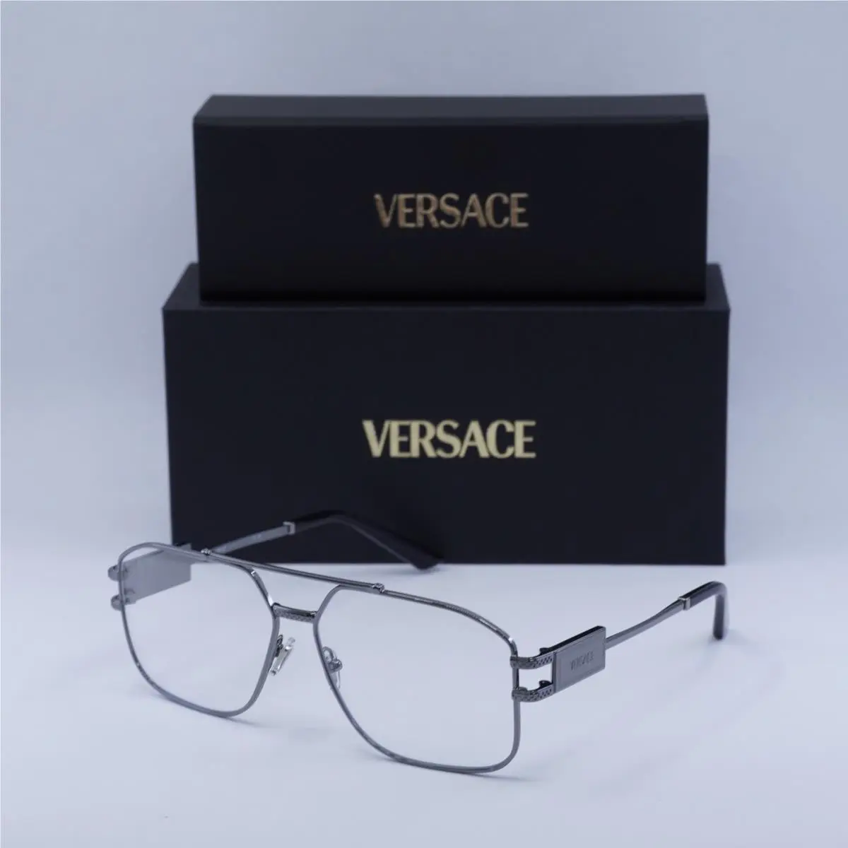 Versace VE1302 1001 Gunmetal 57mm Eyeglasses