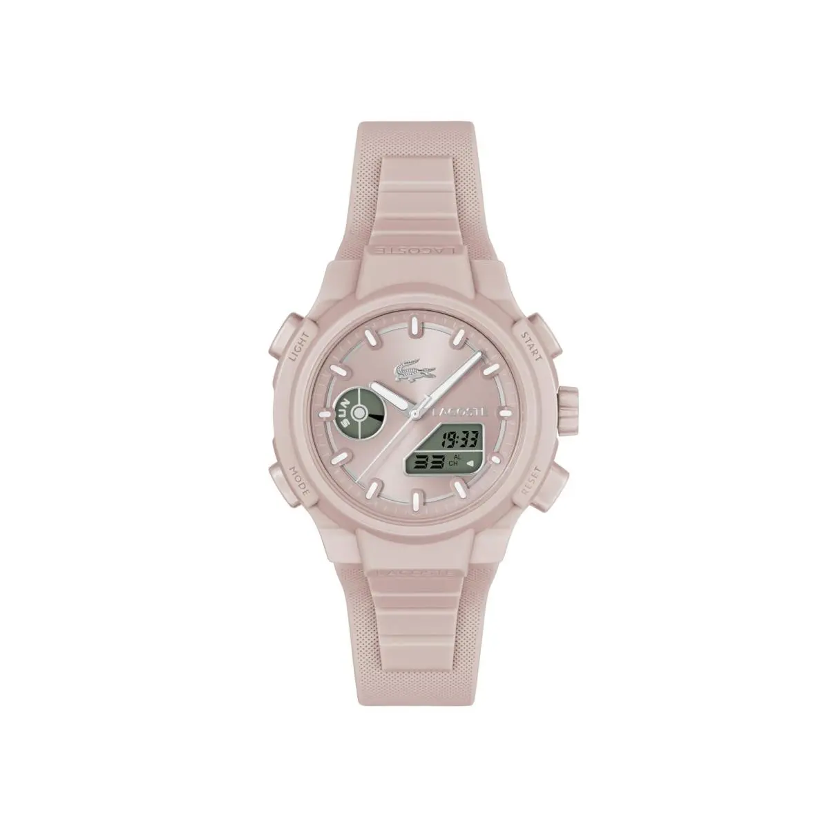LC33 Women’s Analog-digital Watch – Sporty and 40 MM Pink by Lacoste