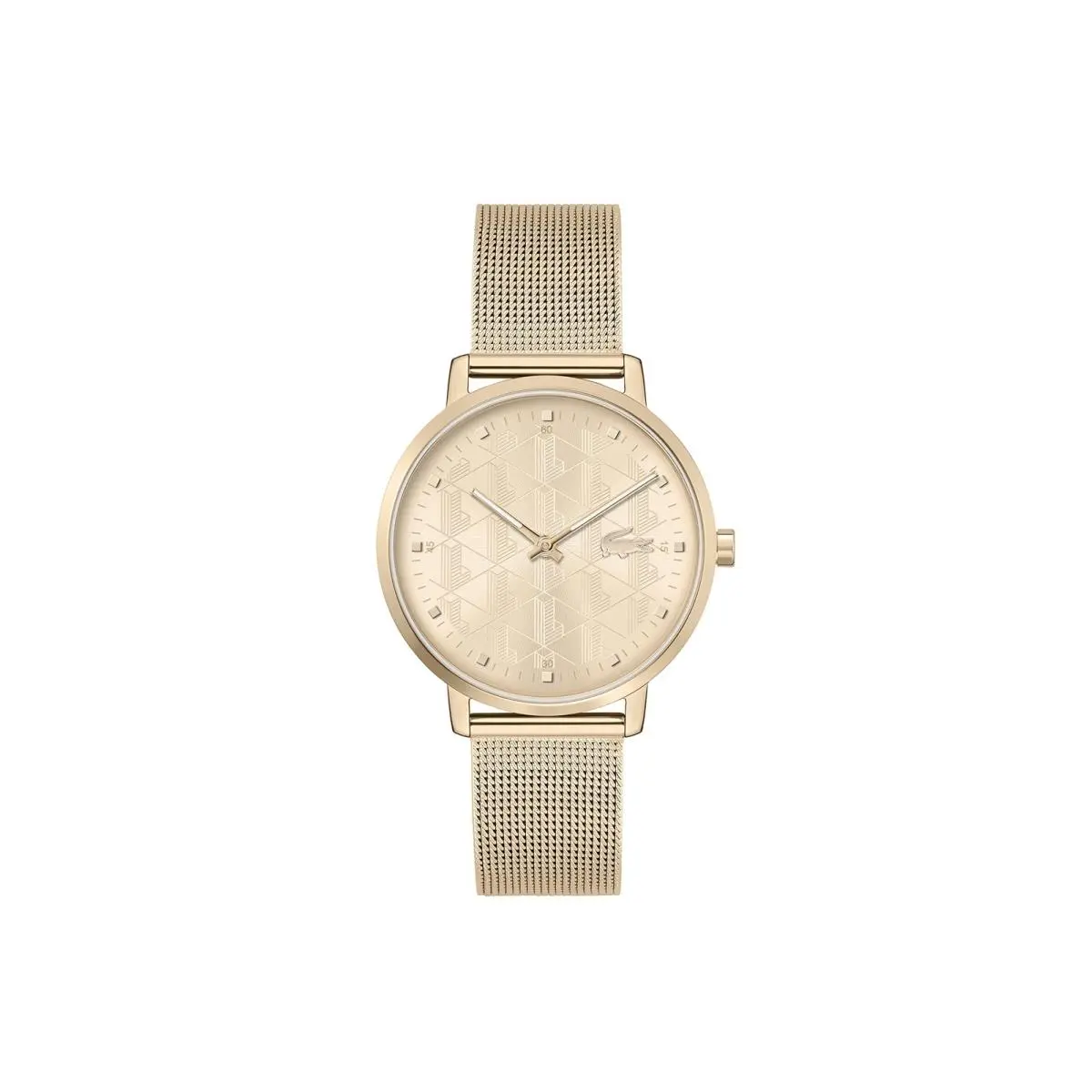 Crocorigin Women`s 2H Quartz Watch Stainless Steel Carnation Gold by Lacoste