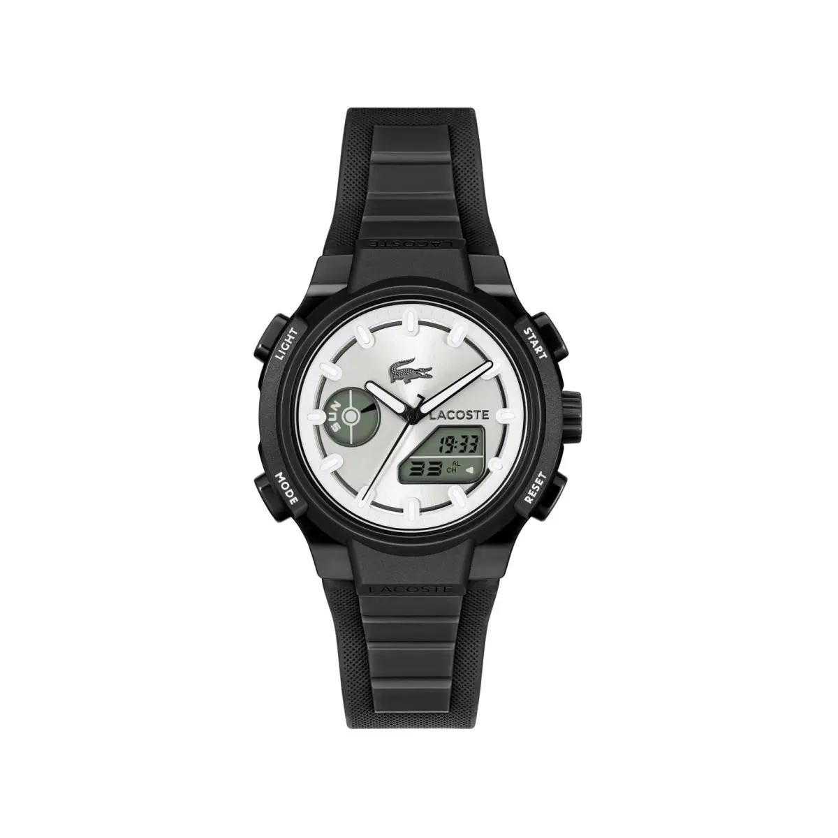 LC33 40mm Women’s Analog-digital Watch – TR90 Case 40 MM Black White by Lacoste