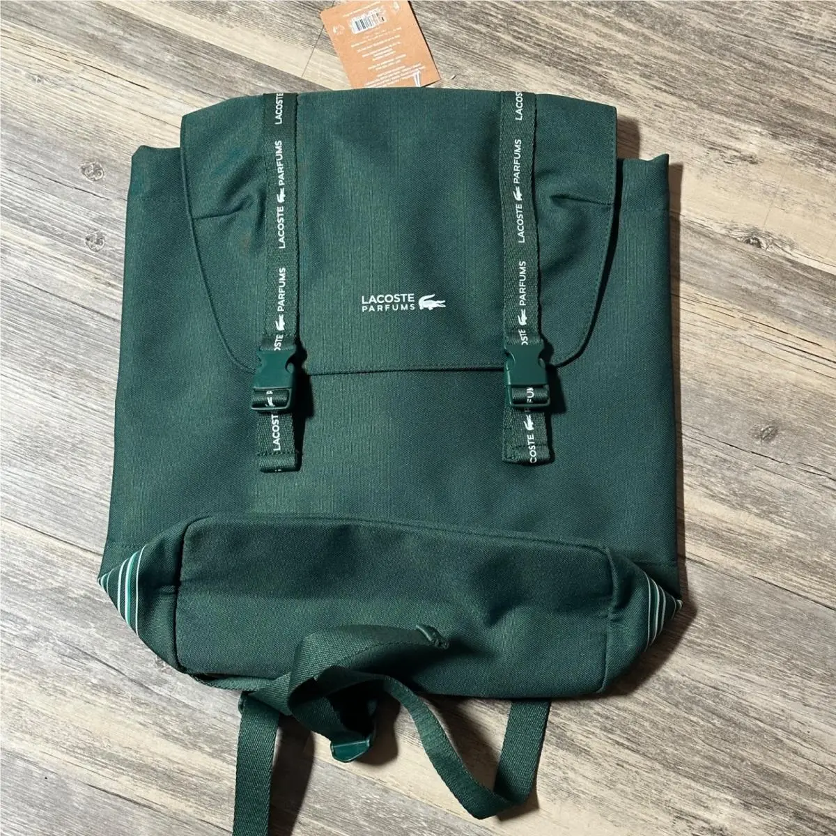 Parfums Green Rucksack Backpack Gift Travel by Lacoste