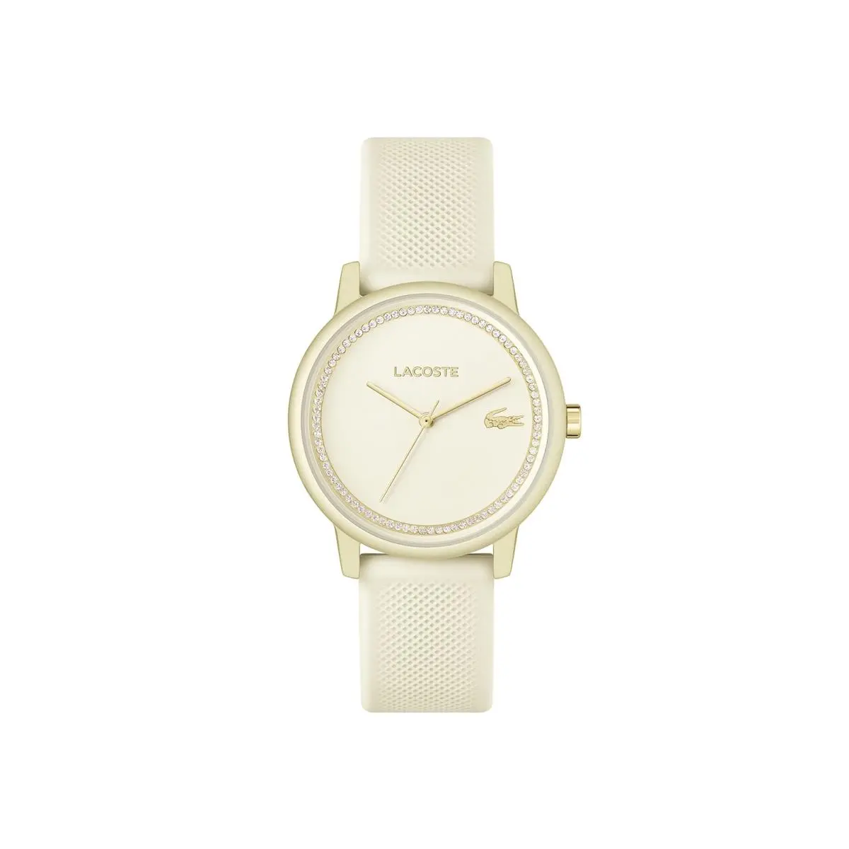 12.12 Go Women`s Aluminium Quartz Watch with Champagne by Lacoste