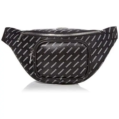 Footwear Live Waistpack Unisex Backpacks Color:  Black by Lacoste