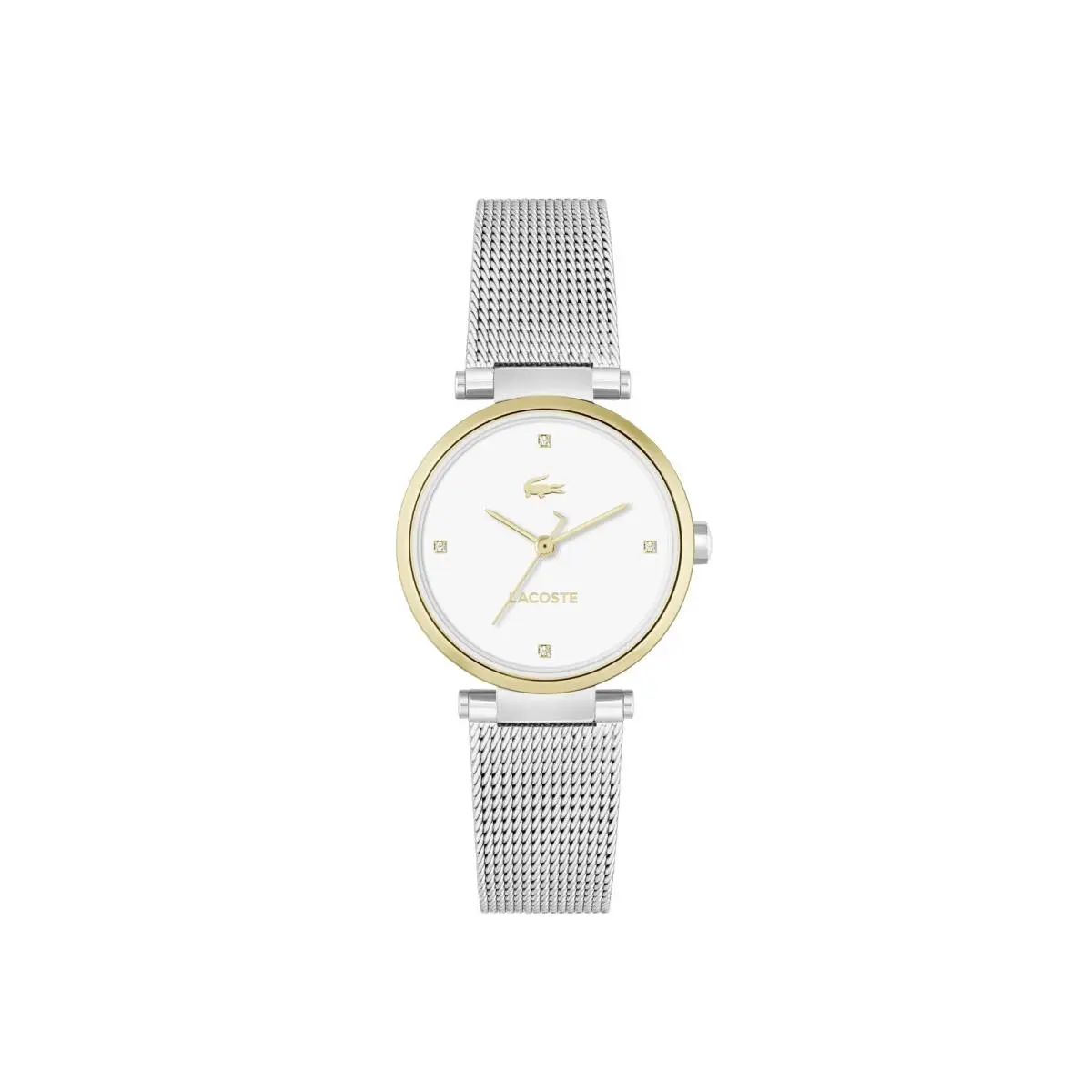 Women`s Orba 3H Quartz Water-resistant Fashion Watch 30 mm White by Lacoste