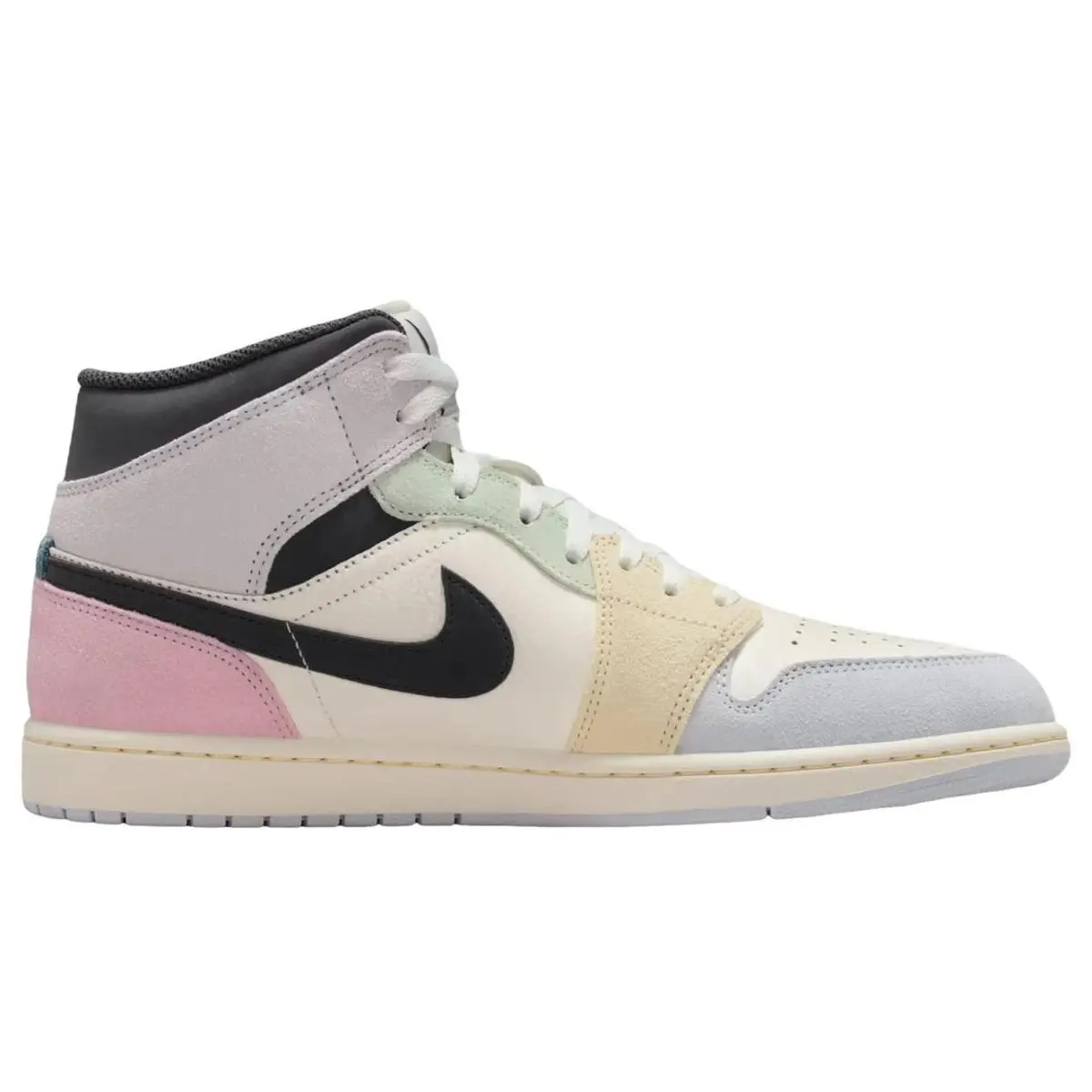 Nike shoes - Nike Air Jordan 1 Mid SE - IB7110 100 - Sail, Iced Jade, Anthracite 0