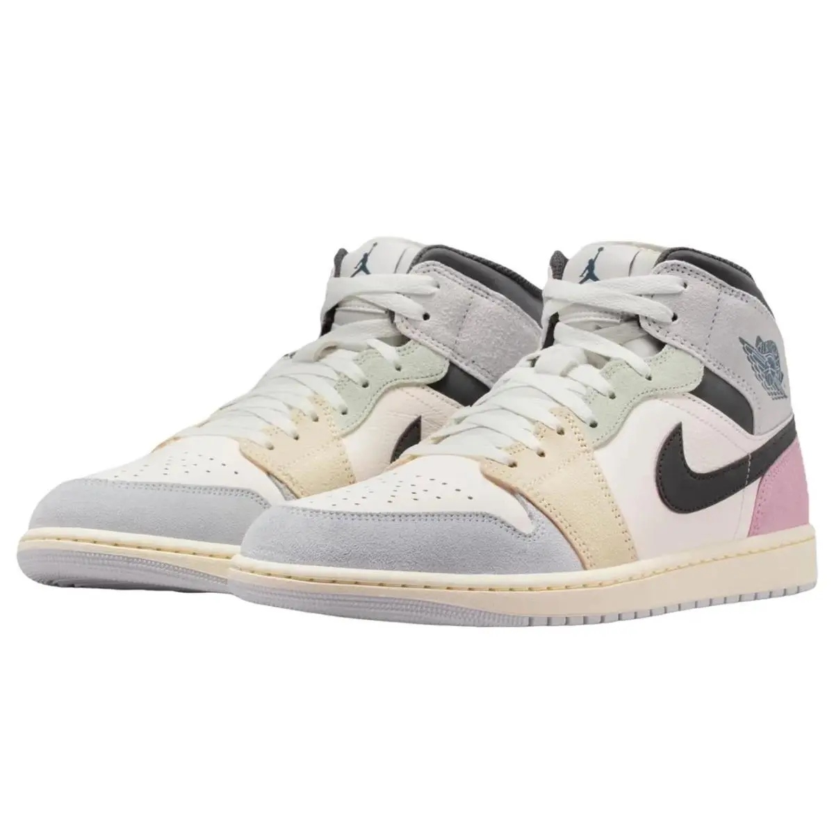 Nike shoes - Nike Air Jordan 1 Mid SE - IB7110 100 - Sail, Iced Jade, Anthracite 1