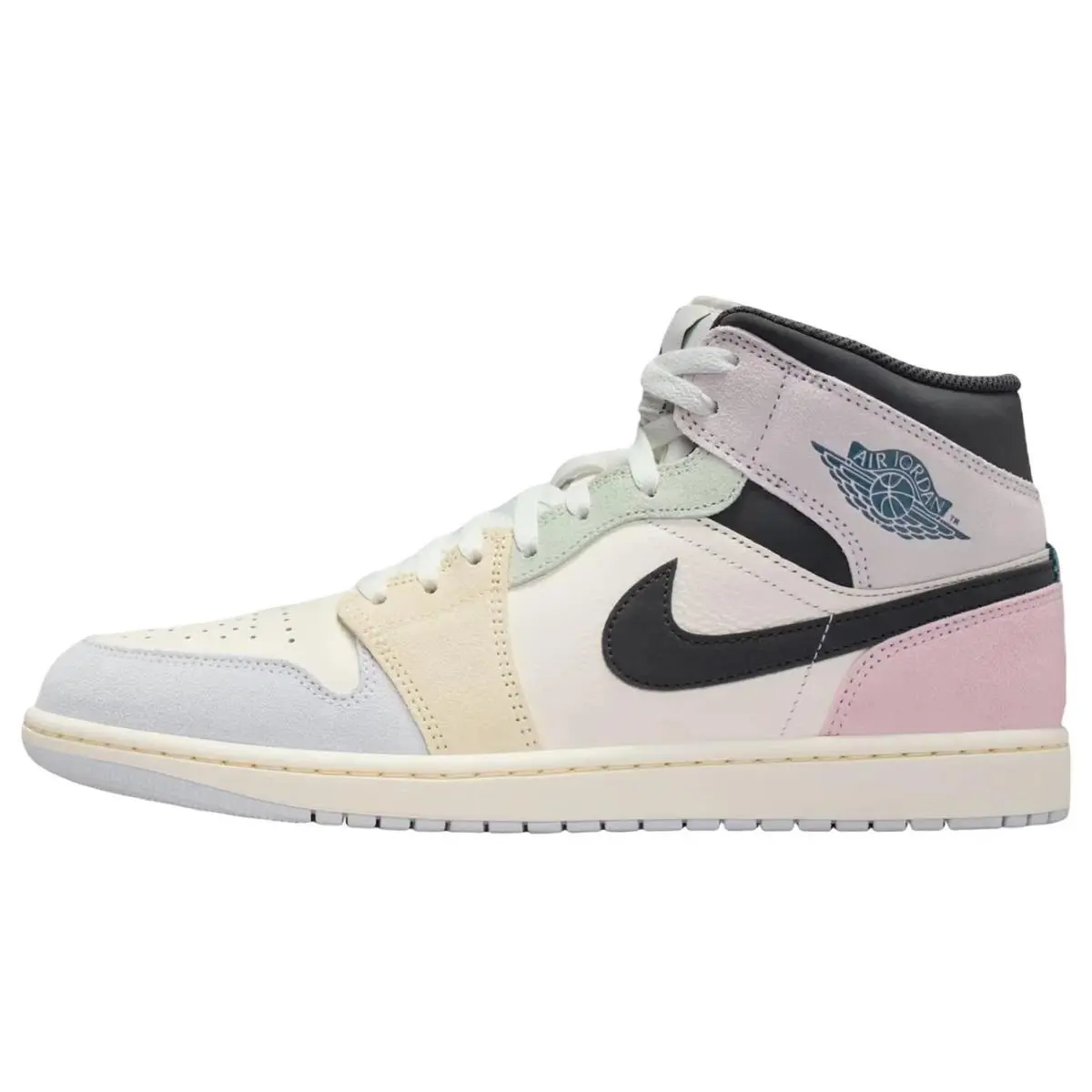 Nike shoes - Nike Air Jordan 1 Mid SE - IB7110 100 - Sail, Iced Jade, Anthracite 2