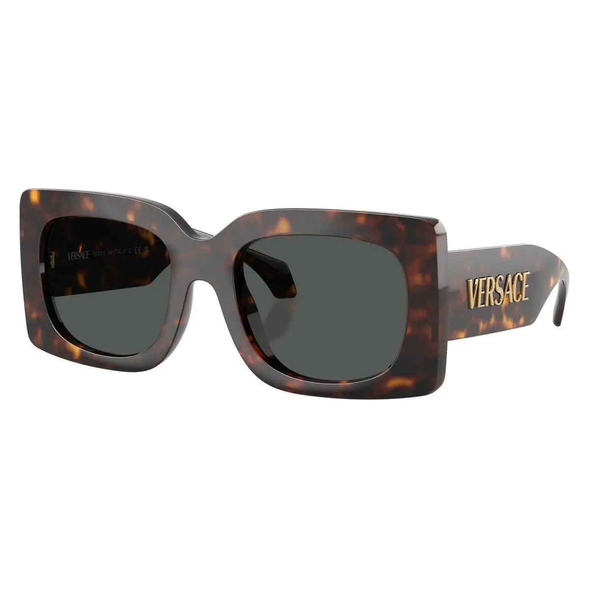 Women`s 54mm Havana Tortoise Sunglasses VE4496U-108-87-54 by Versace