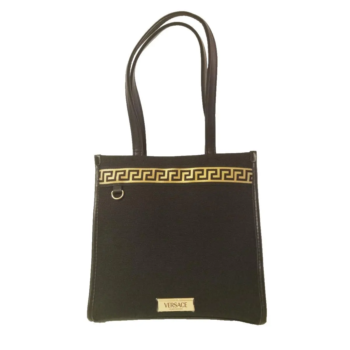 Versace Black Canvas Bag For Women