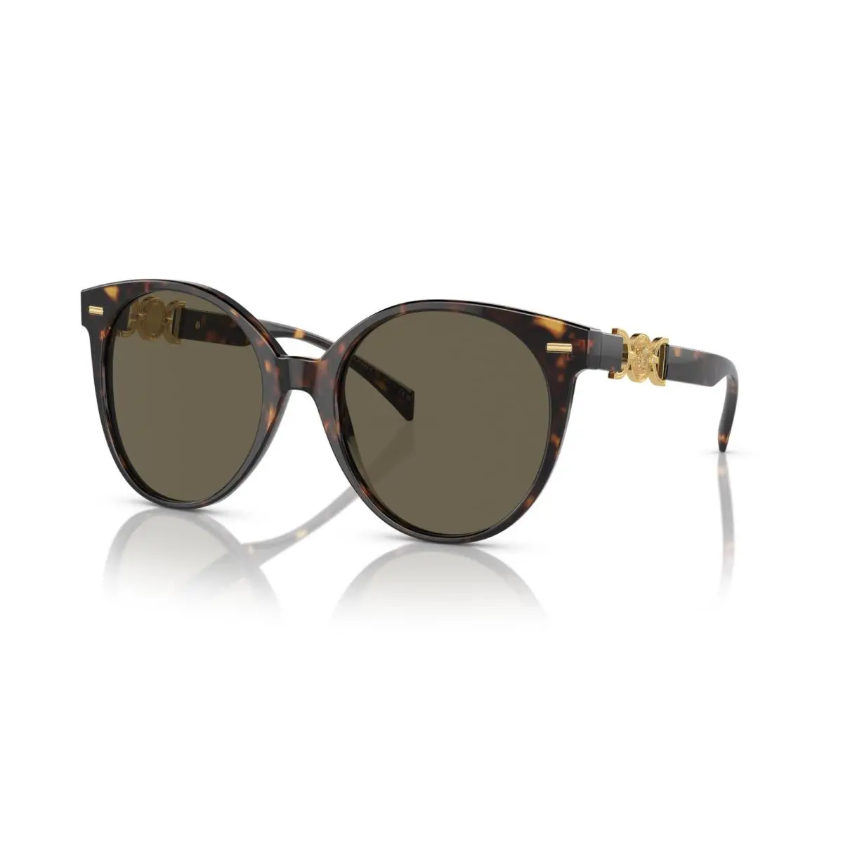 Sunglasses VE4442F 108-3 55mm Havana / Brown Lens by Versace