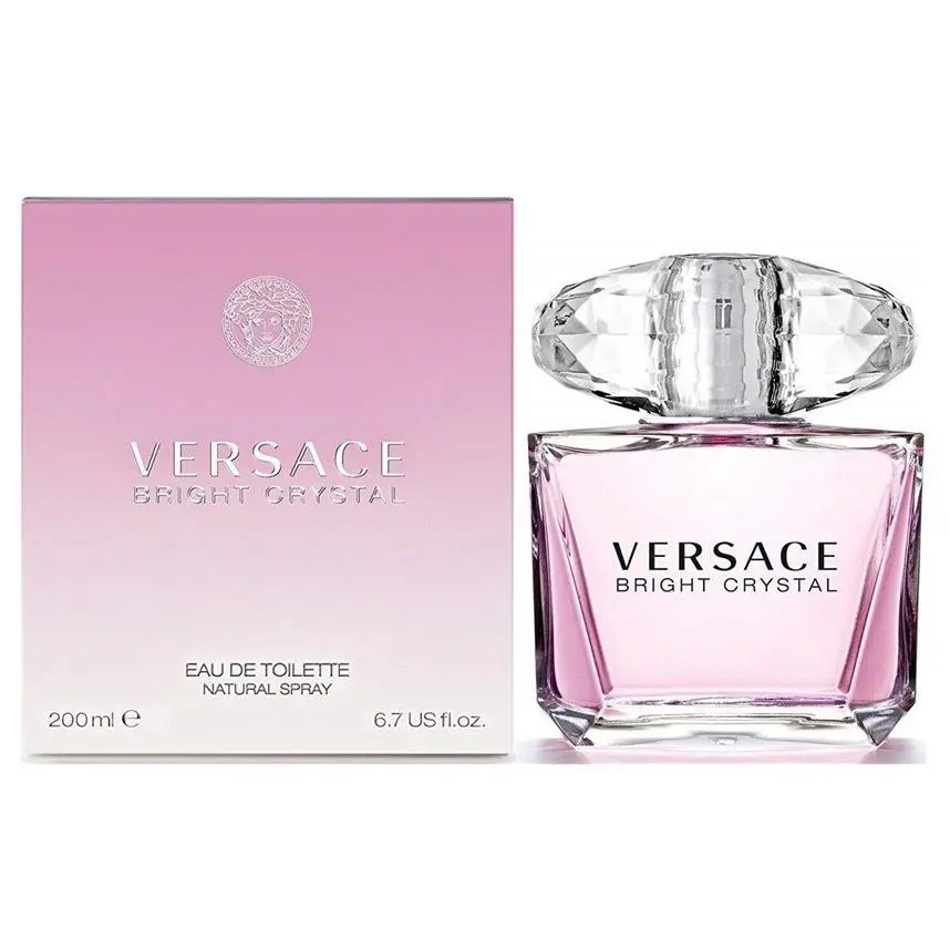Versace Bright Crystal Women 6.7 oz 200 ml Eau De Toilette Spray