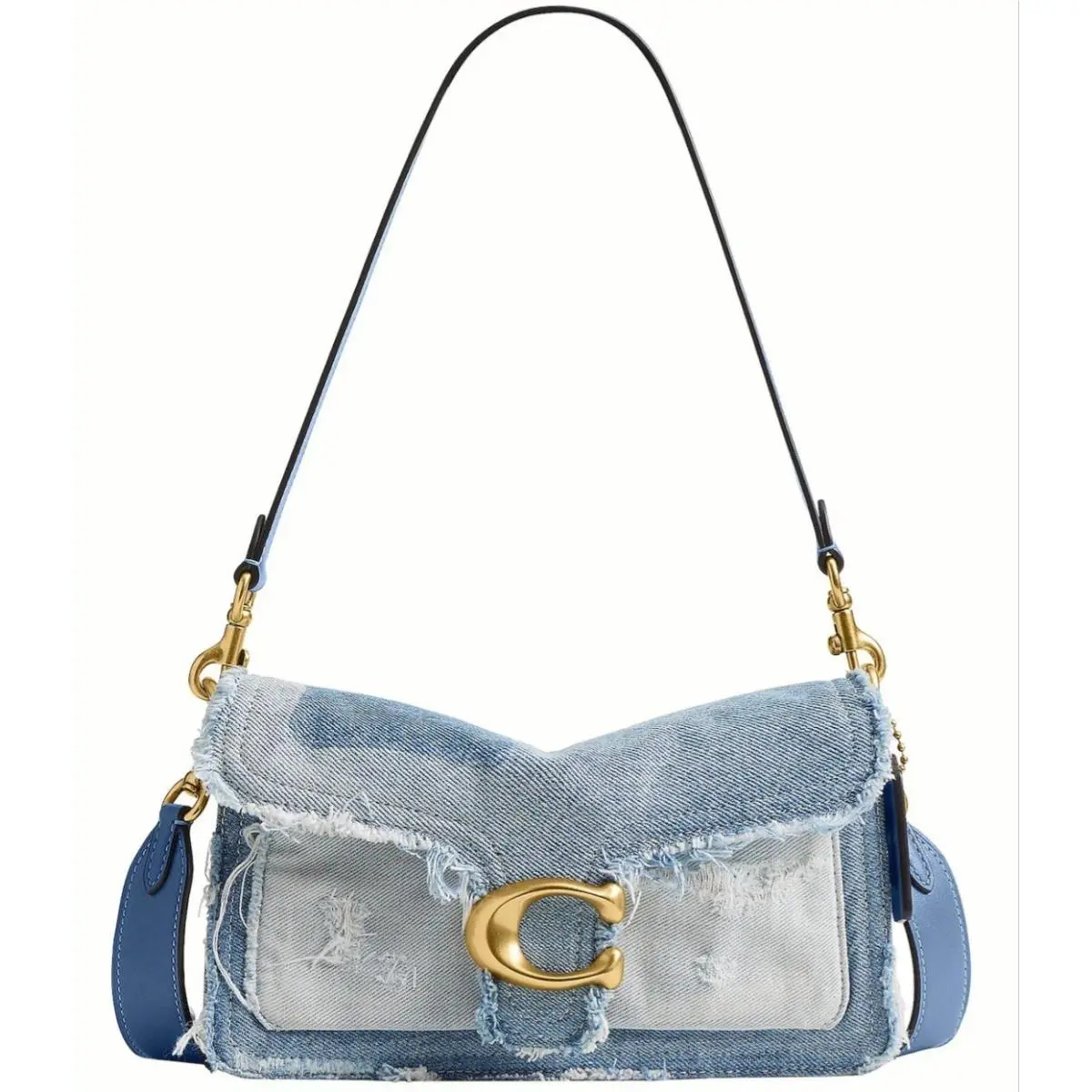 Tabby Shoulder Bag 26 Repurposed Denim Patchwork CCX36 by Coach