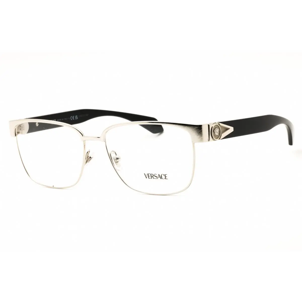 Versace VE1306-1266-57 Eyeglasses Frame Size 57mm 16mm 140mm Silver Men 8056262