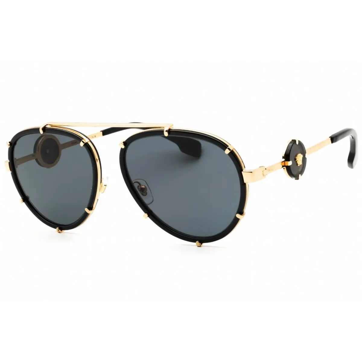 VE2232-1438-61 Sunglasses Frame Size 61mm 145mm 18mm Black Unisex by Versace