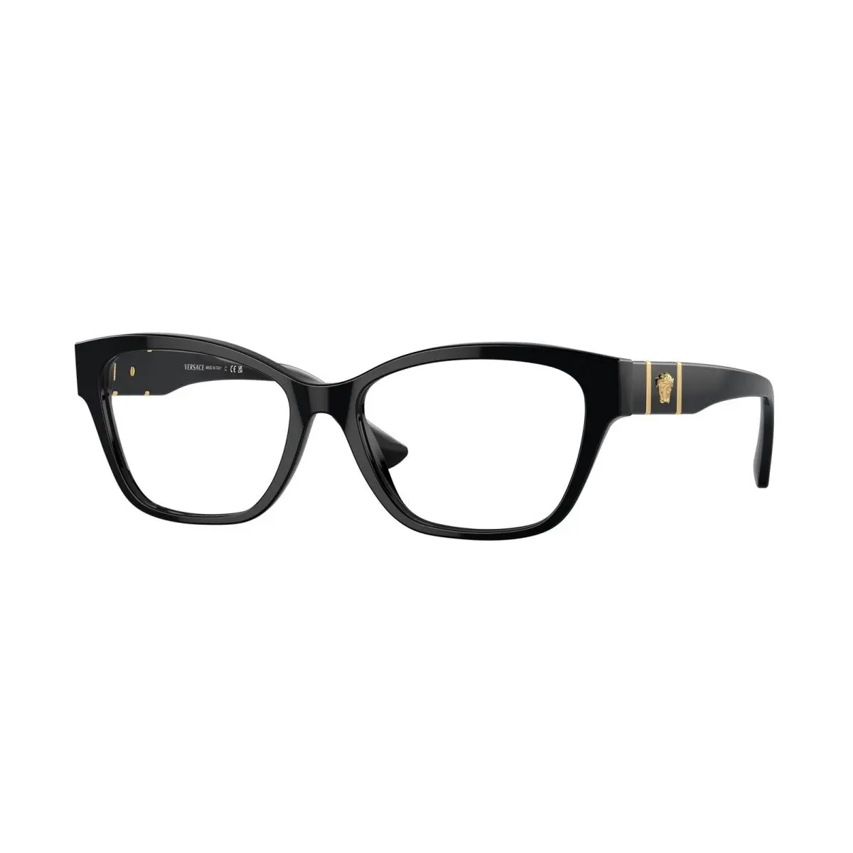 Versace VE3344 GB1 54mm Eyeglasses Black / Clear Demo Lens