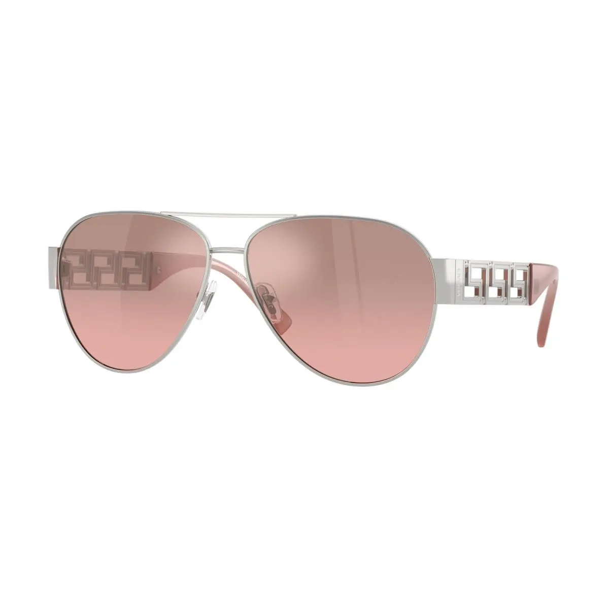Women`s 61 mm Pink Mirror Silver Gradient Sunglasses VE2289-10017E-49 by Versace