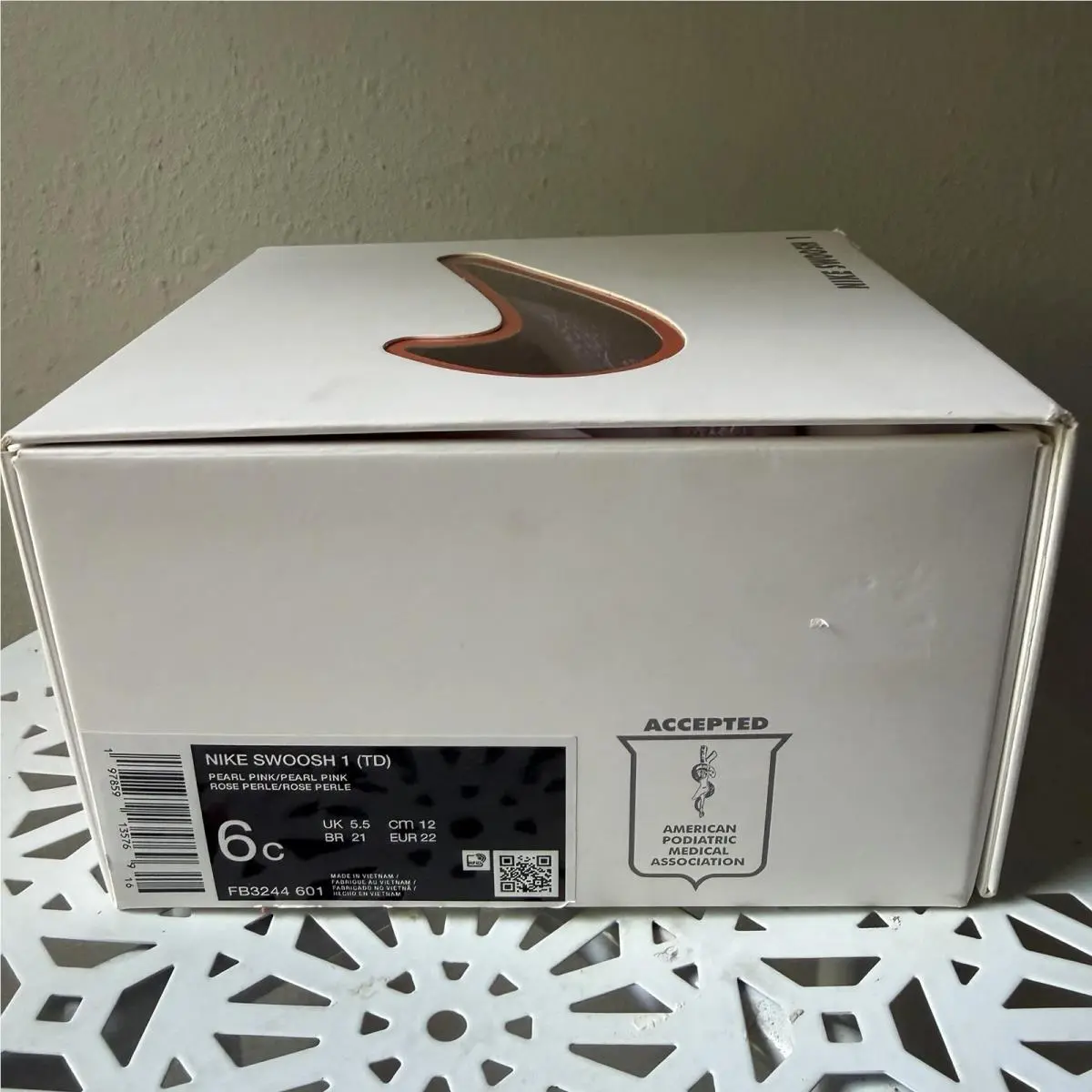 Nike shoes - Swoosh 1 Td - Swoosh - Fb3244601 - Pink 3