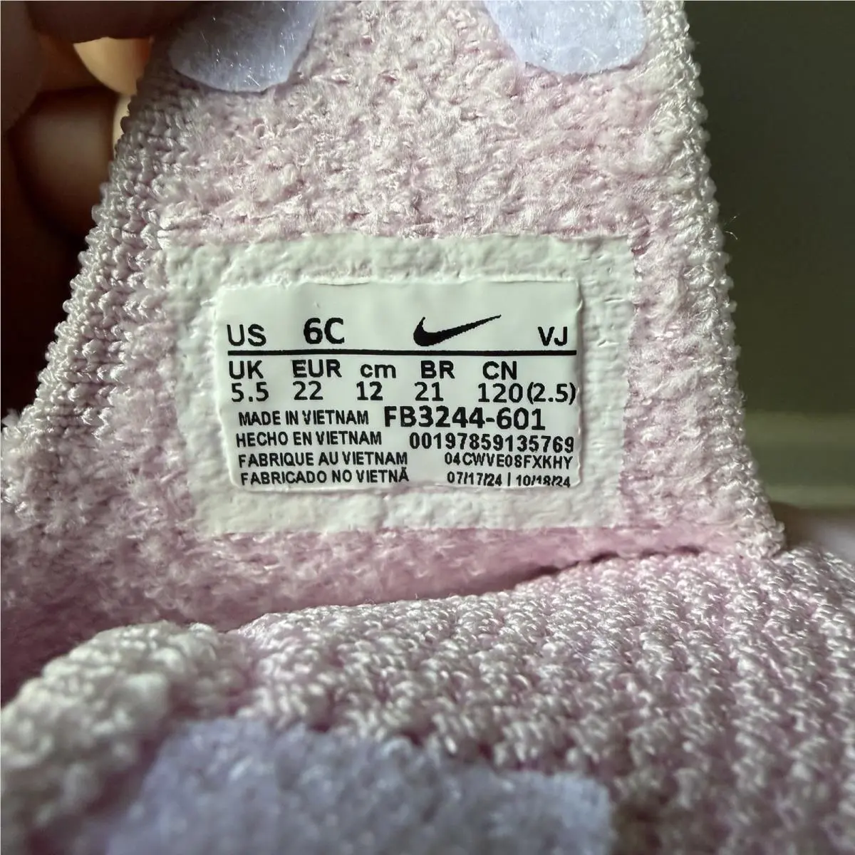 Nike shoes - Swoosh 1 Td - Swoosh - Fb3244601 - Pink 6