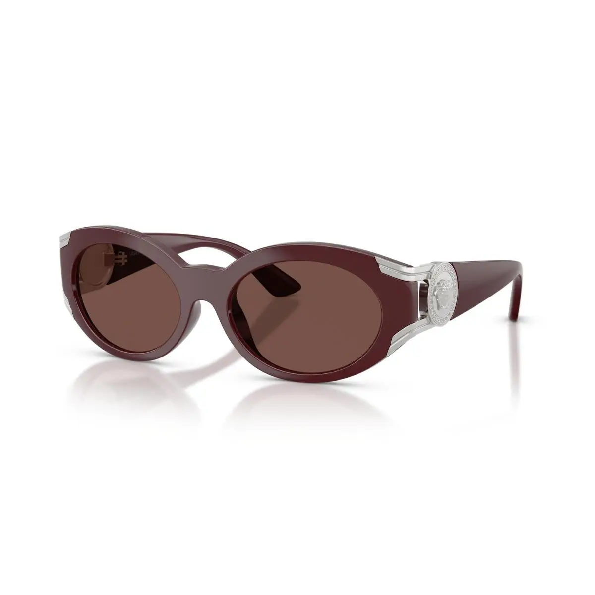 Versace Men`s 55mm Transparent Khaki Sunglasses VE4503U-55348D-55