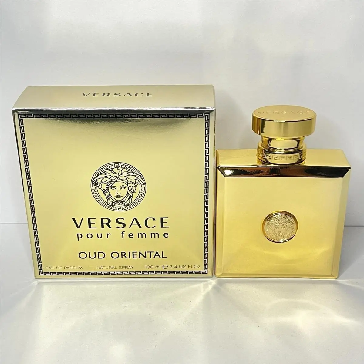 Versace Perfume Pour Femme Oud Oriental Eau De Parfum 3.4 oz Tag