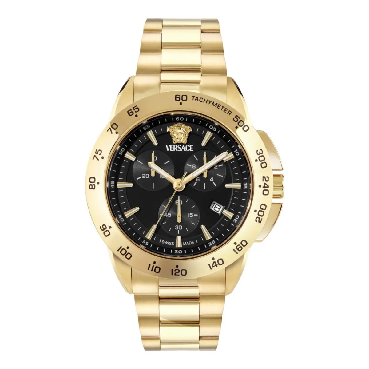 V-sport Chrono Men’s Watch Swiss Made Luxury Designer Chronograph by Versace