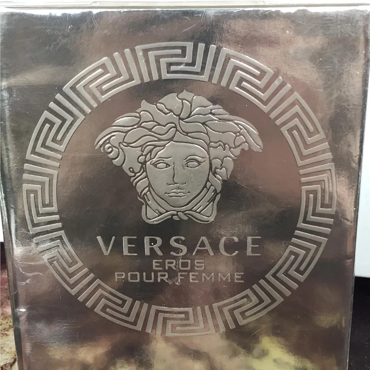 Versace Eros Pour Femme Eau De Parfum 3.4 Oz Women Spray w/ Price Tag