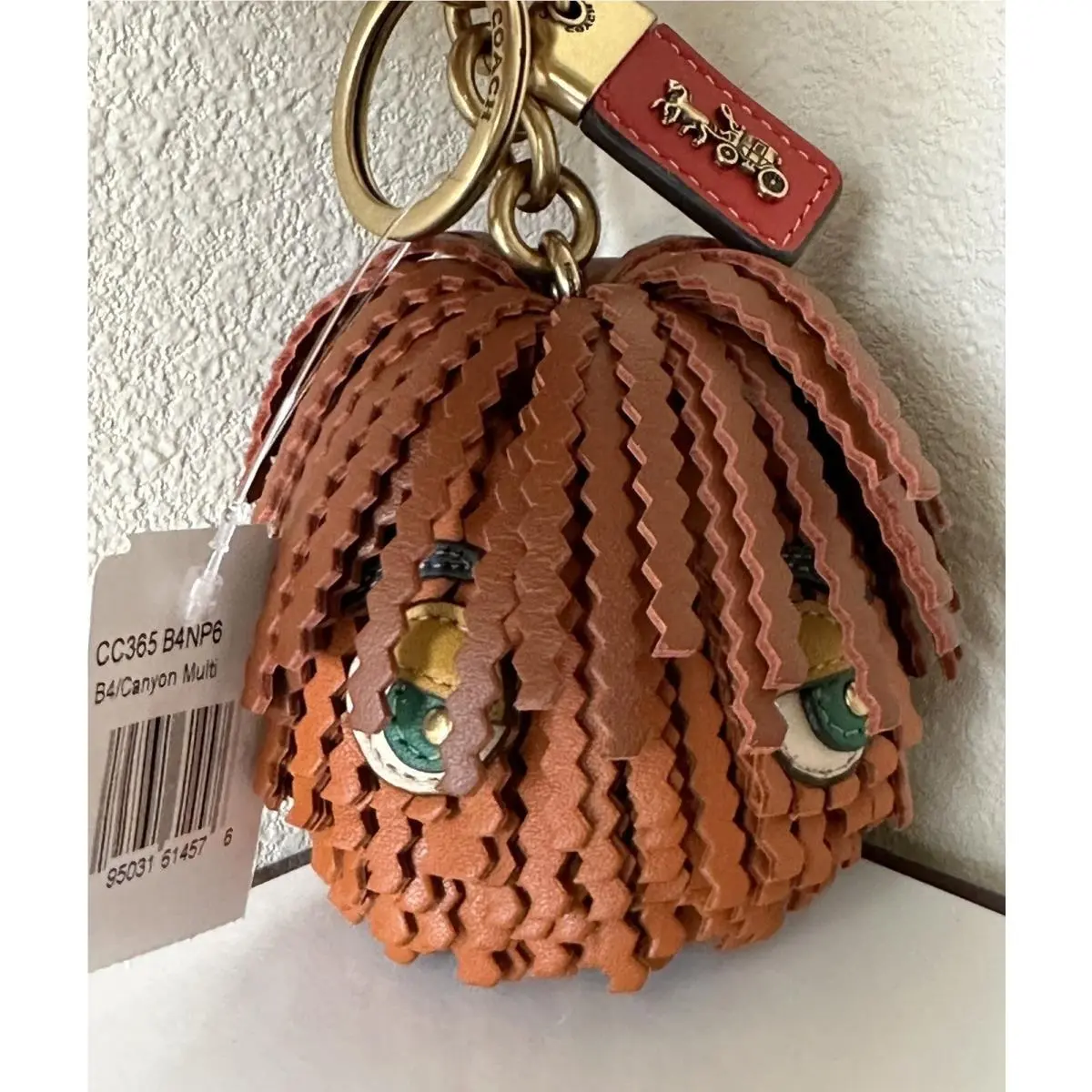 ies Dreamie Canyon/multi Leather Bag Charm Fob CC365 by Coach