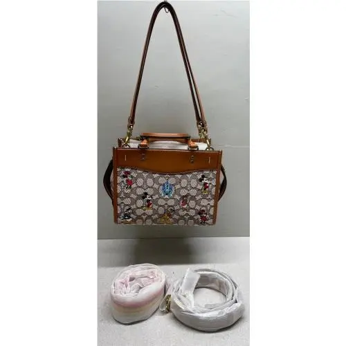 Disney X 25In Signature Textile Jacquard Mickey Mouse w/2 Straps by Coach