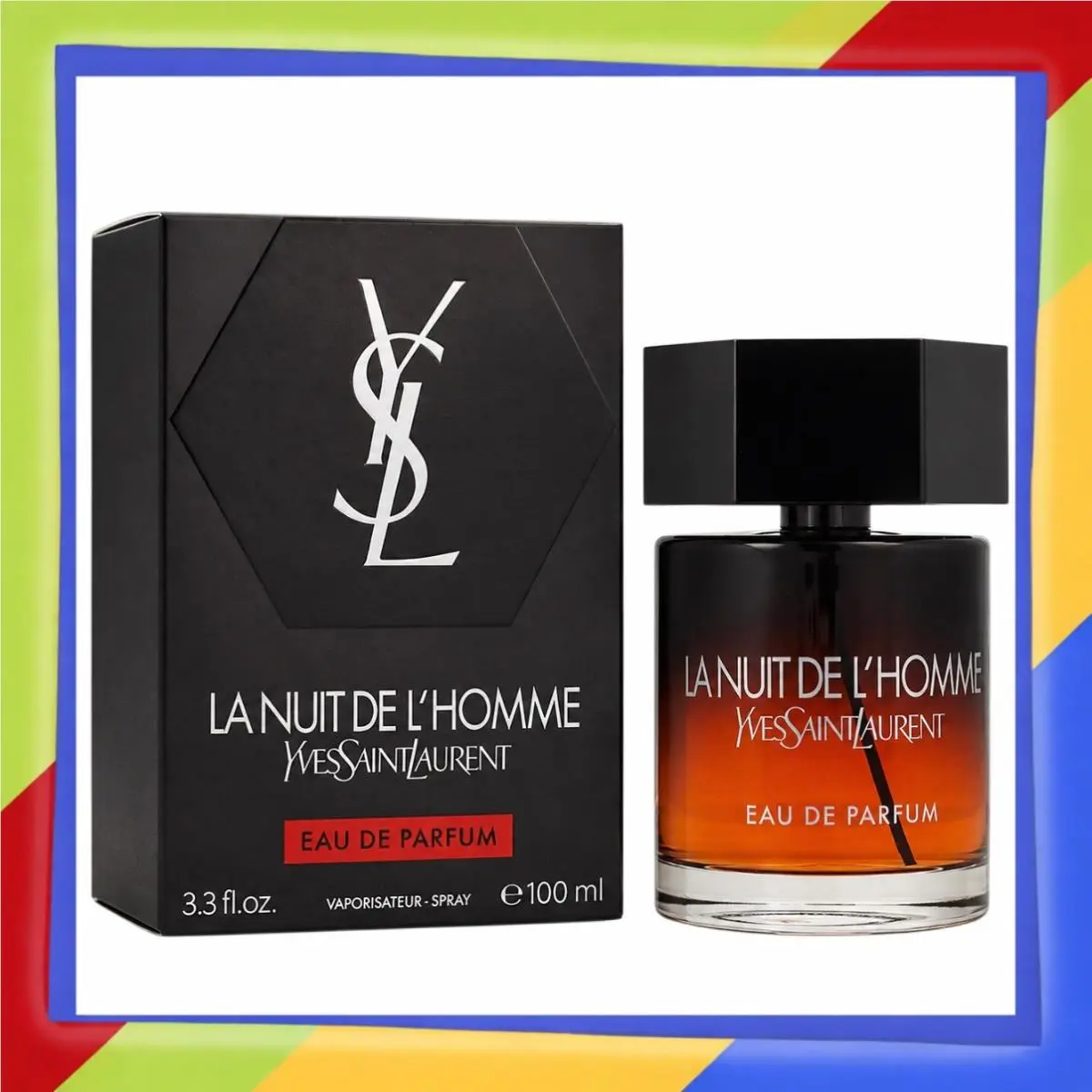 Yves Saint Laurent Ysl - L`homme Nuit - Edp - Red Label - 3.4oz - Red