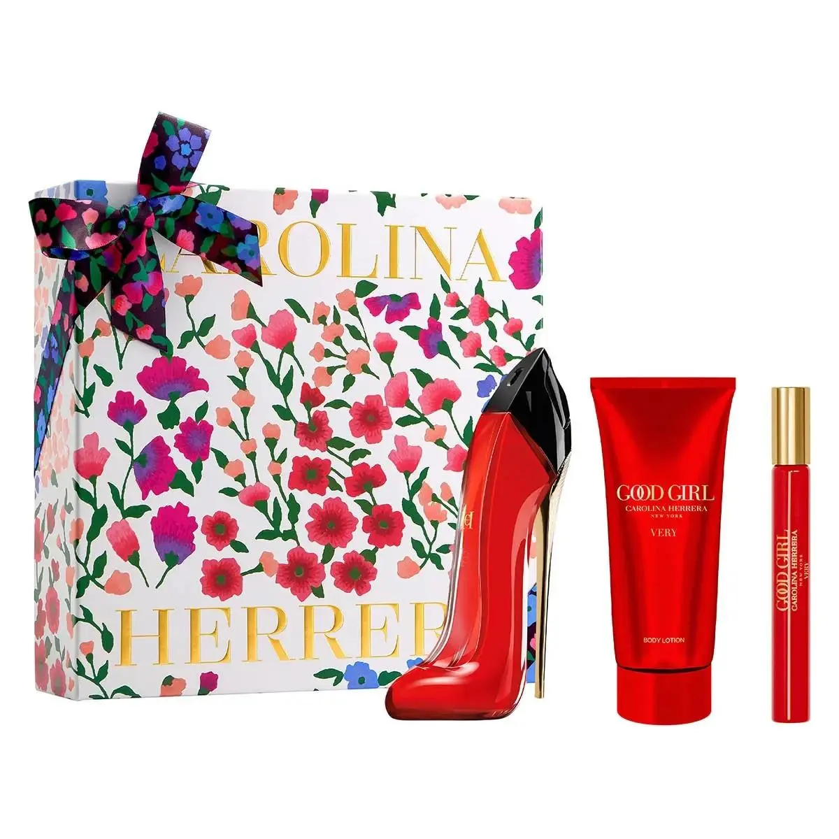Carolina Herrera Girl 3 Piece Set 2.7oz Edp SP + 3.4oz B/lotion + 10ml Edp SP For Women