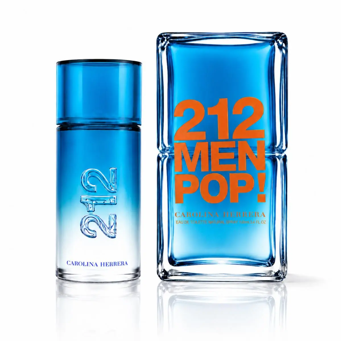212 Men Pop by Carolina Herrera 3.4 oz / 100 ml Eau De Toilette Spray For Men