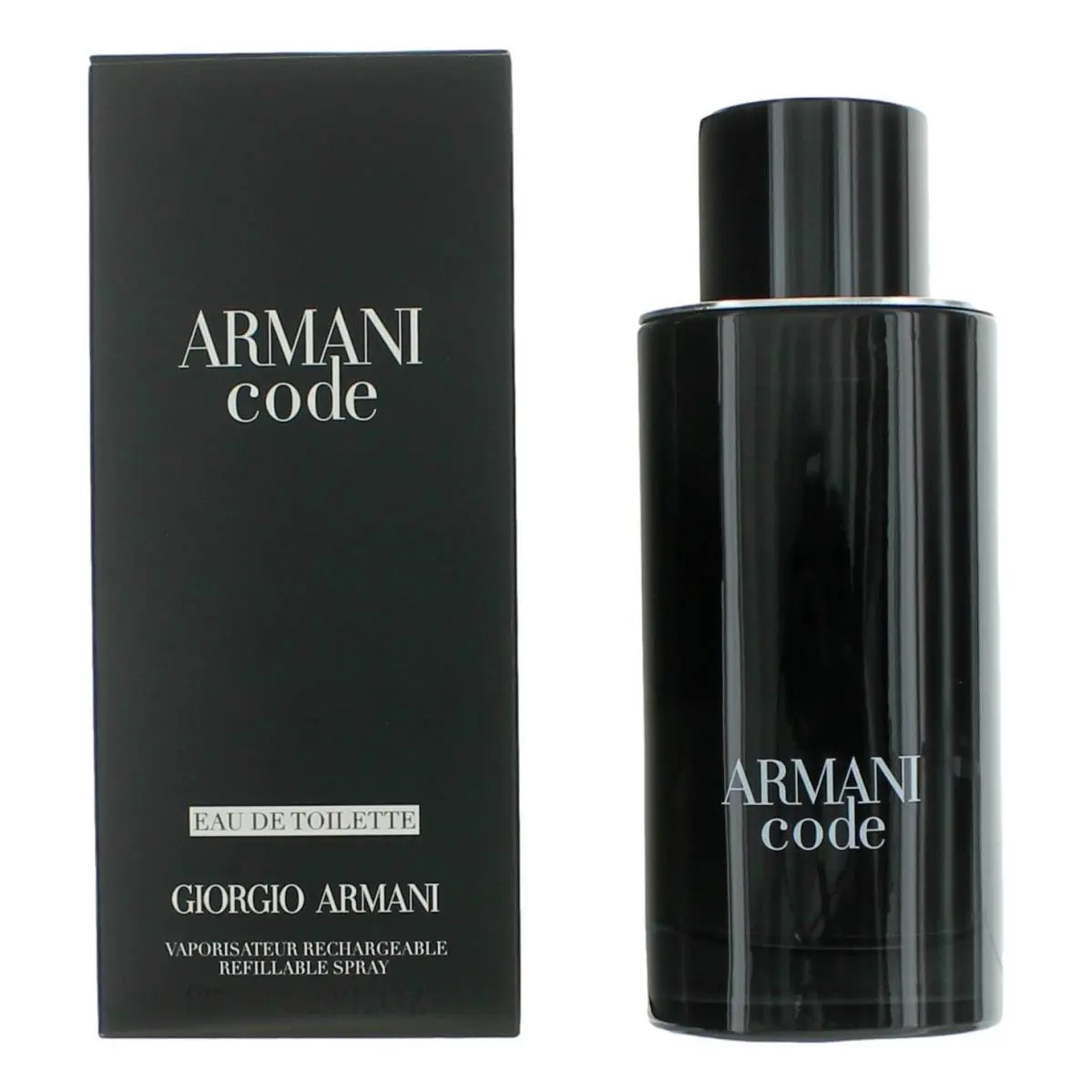 Armani Code by Giorgio Armani 4.2 oz Edt Refillable Spray For Men