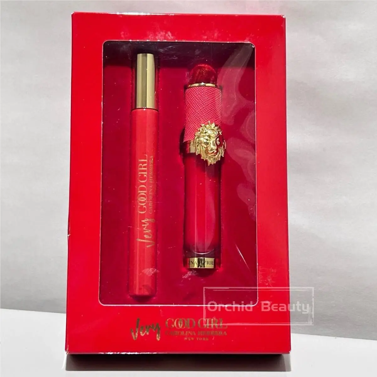 Girl Eau de Parfum Vinyl Liquid Lip Set by Carolina Herrera