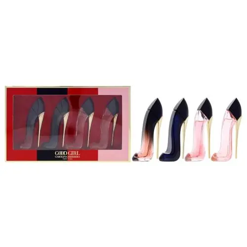 Good Girl by Carolina Herrera 4 Pieces Set: 0.24 oz / 7 ML Eau De Parfum Each