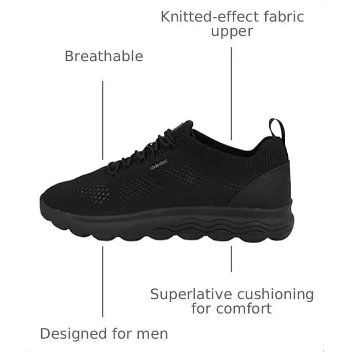 Geox shoes - u 16 bye 08522 - bye - U15BYA0006K - black 1