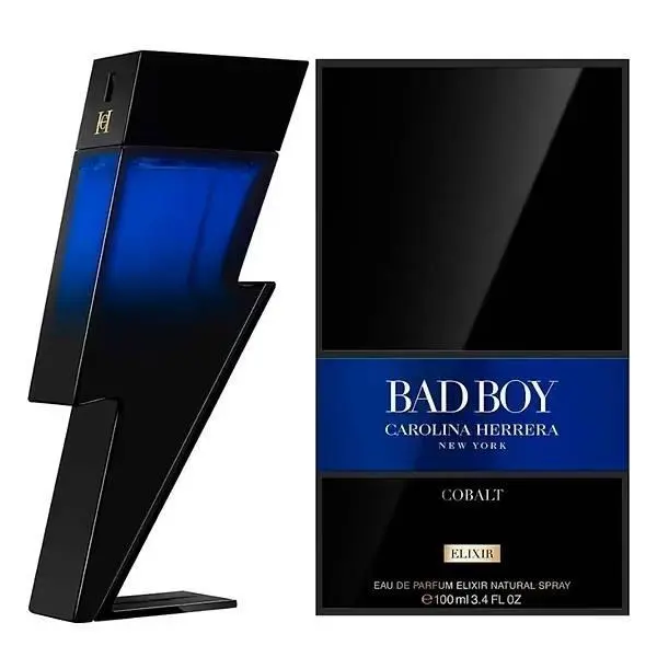 Bad Boy Cobalt Elixir by Carolina Herrera 3.4 oz Edp Cologne For Men