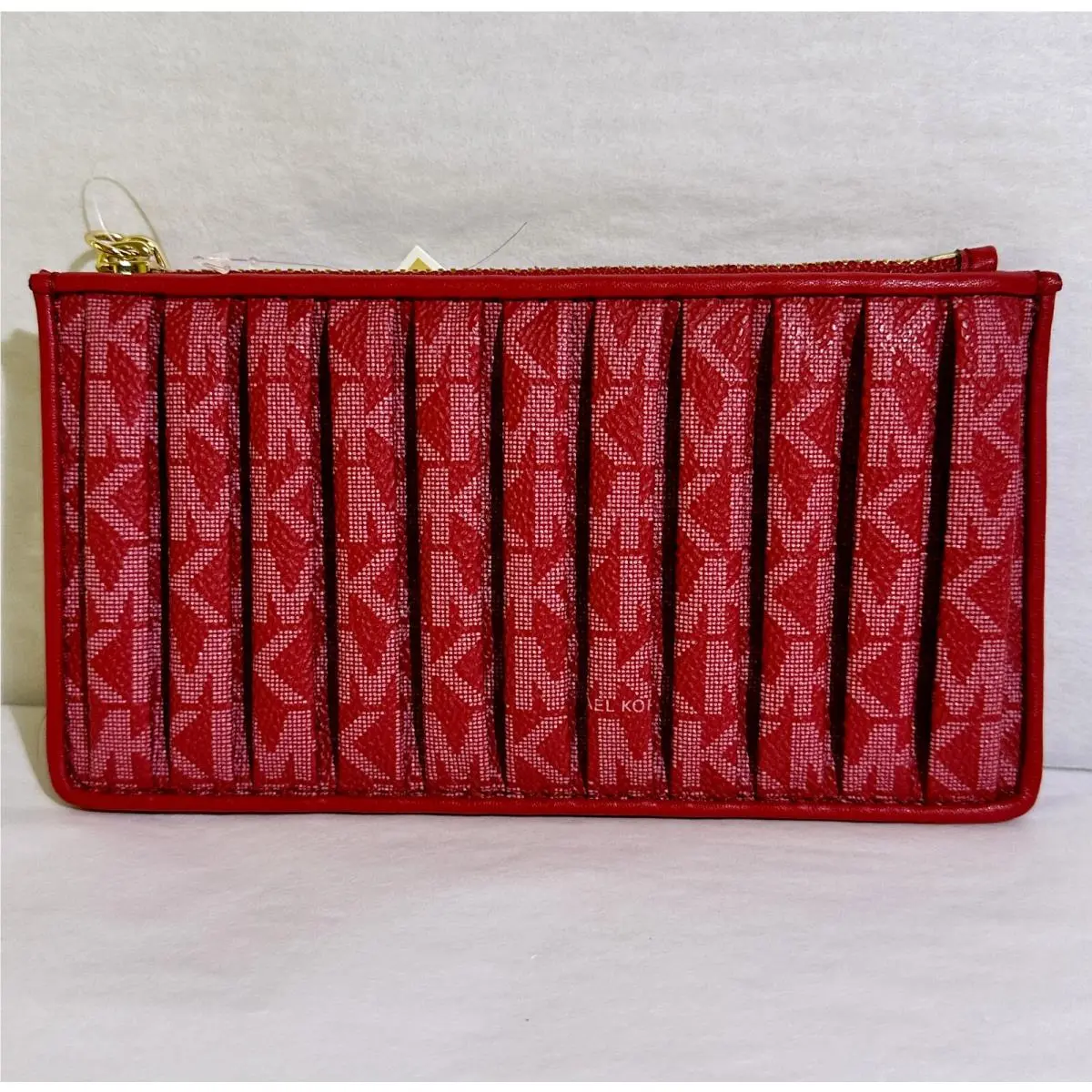 Jet Set Charm Signature Logo Medium Slim Card Case by Michael Kors