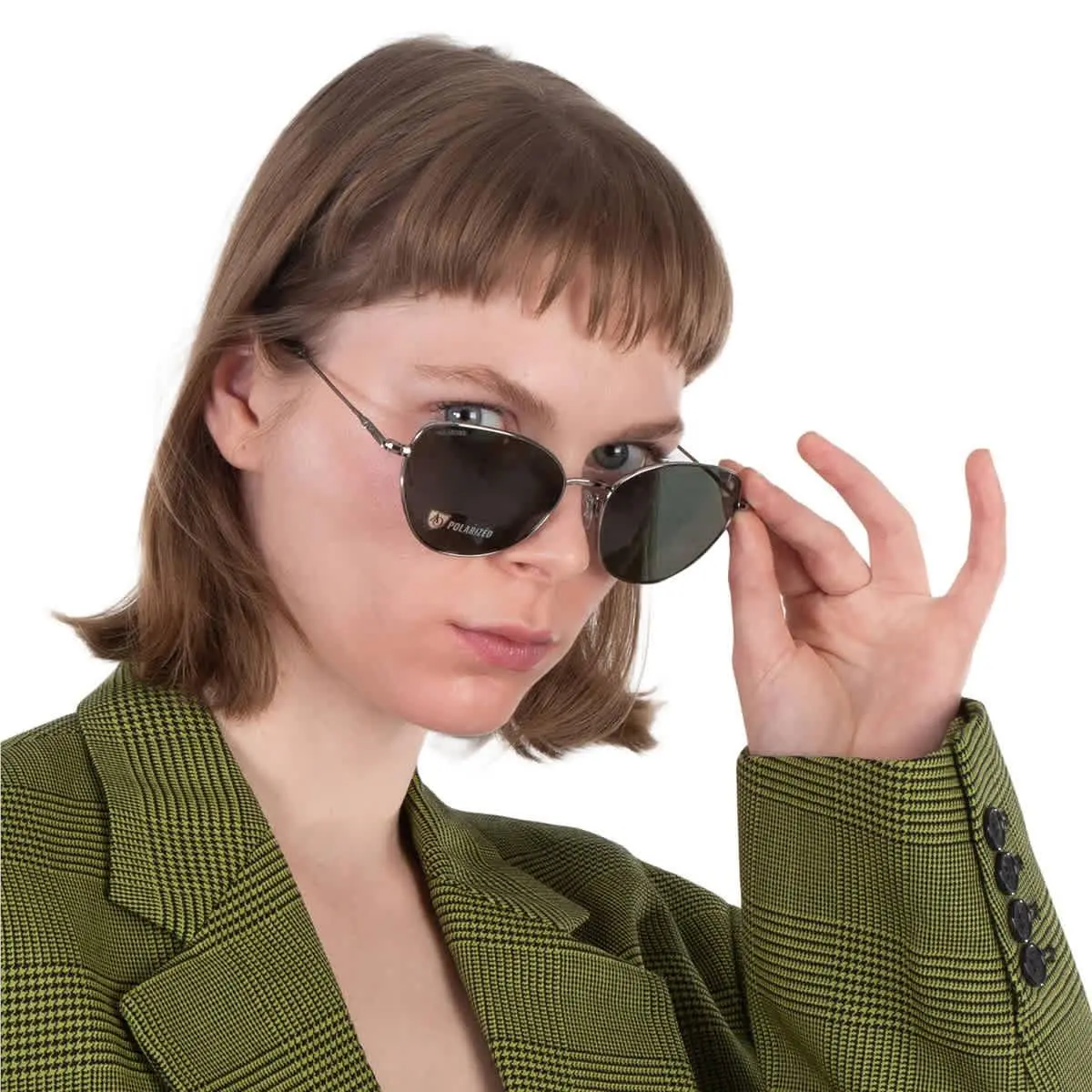 Polarized Green Cat Eye Ladies Sunglasses Whitney-p 2 58 by American Optical