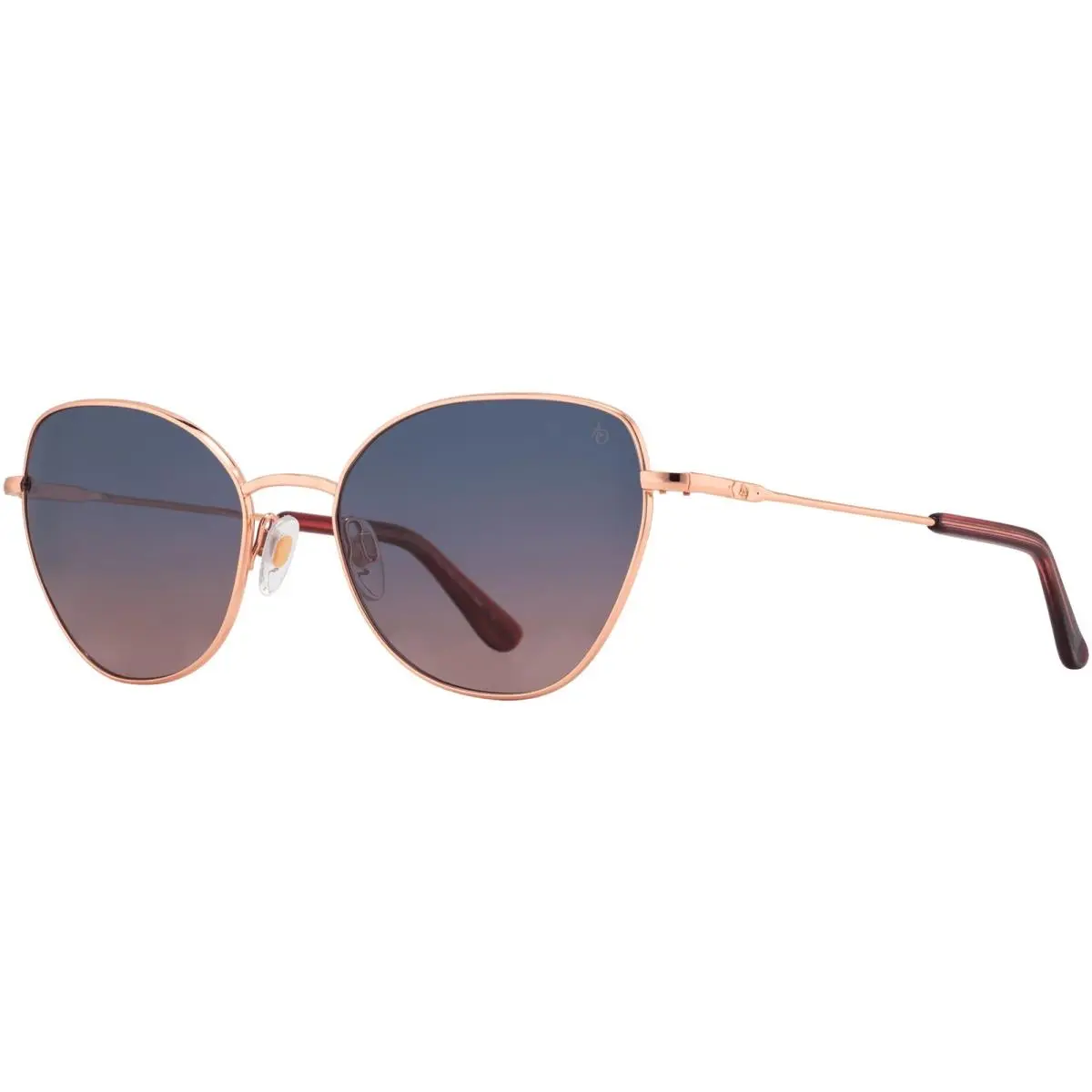 American Optical Whitney Women`s Rose Gold-tone Cat-eye Sunglasses WHI158STPKPGN - Frame: Rose Gold-Tone, Lens: Pink