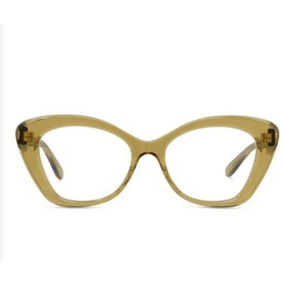 Loewe Glasses LW500871 Transparent Light Brownish Green 52Mm