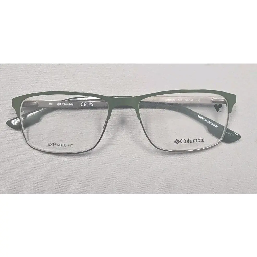 Columbia Eyewear C3038 316 58-17-150 Green Flex Hinge Eyeglasses M83