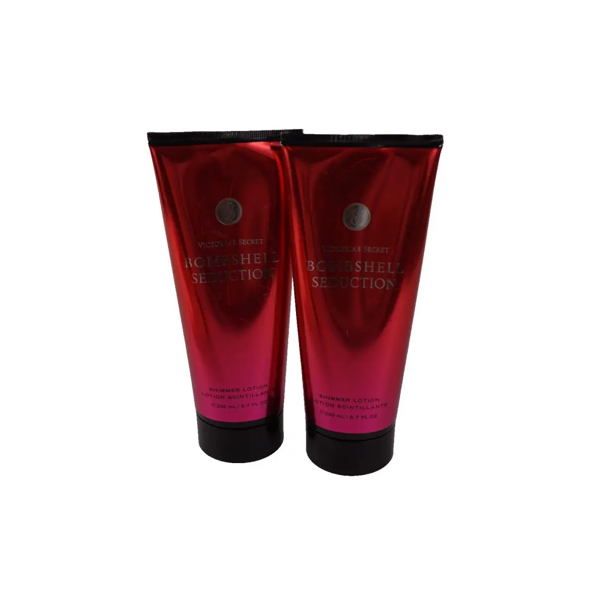 2 Victoria`s Secret Bombshell Seduction Shimmer Body Lotion 6.7 OZ