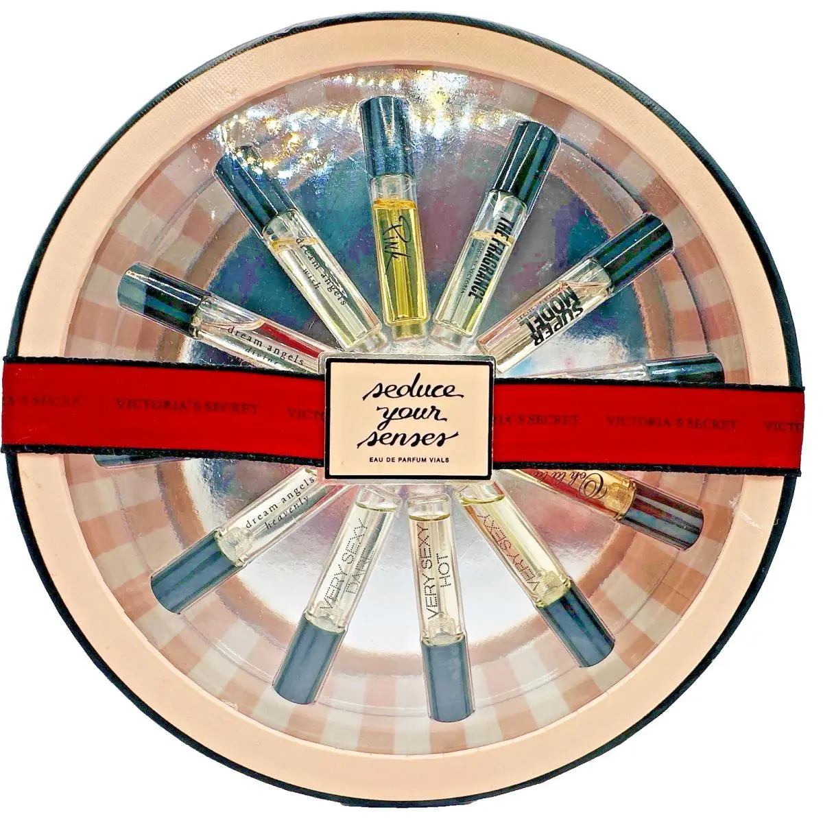 Victoria`s Secret Holiday Seduce Your Senses Mini Perfume Sampler Set of 12