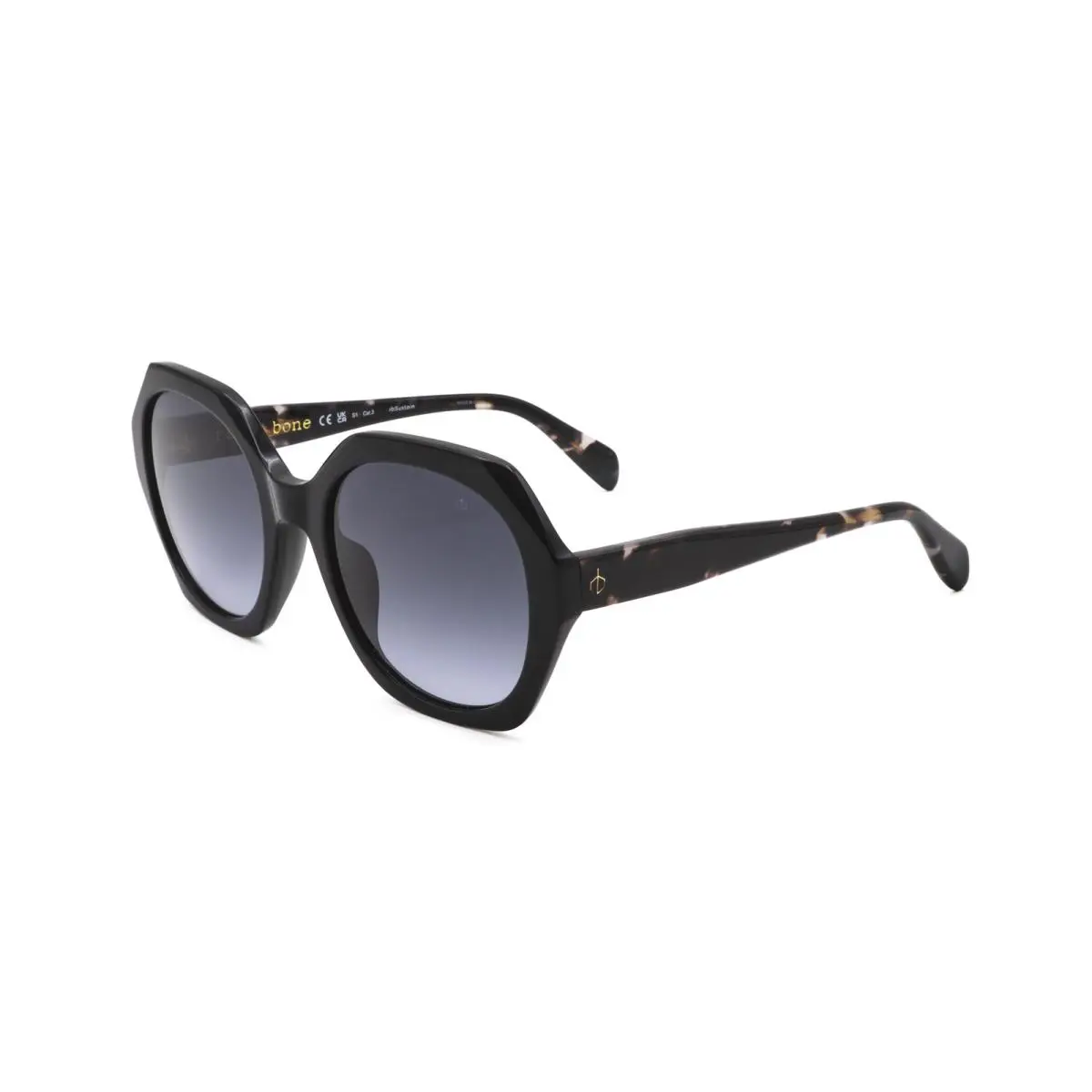Rag Bone Women`s 55 mm Black Sunglasses RNB1078-S-807-55