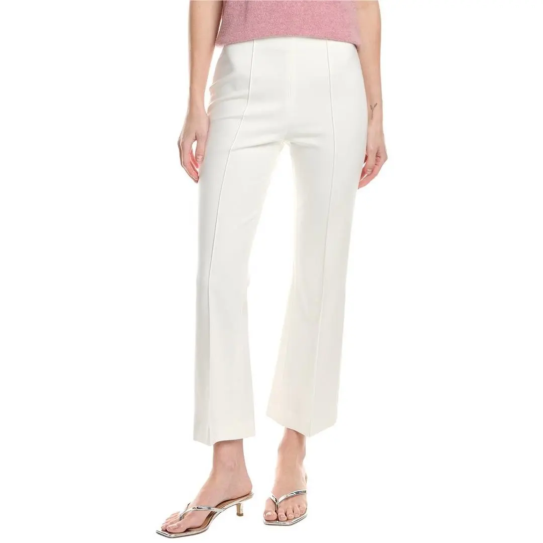 Rag Bone White Irina Stretch Ponte Knit Kick Flare Pants M