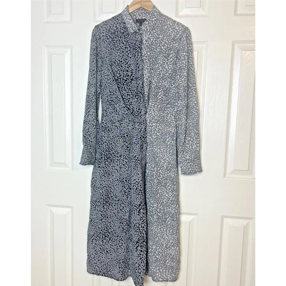Rag Bone Womens Sz 10 Animal Leopard Print Silk Karen Dress Mob Wife Urban by Rag & Bone
